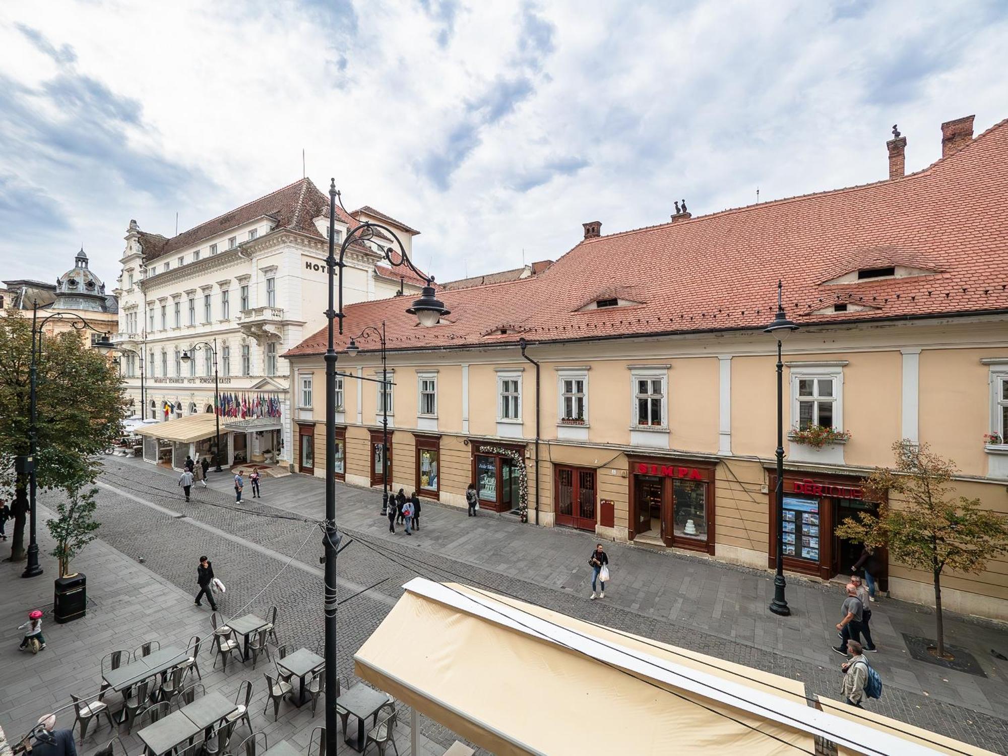 City Spirit Studio - Piata Mare & Balcescu View Sibiu Bagian luar foto